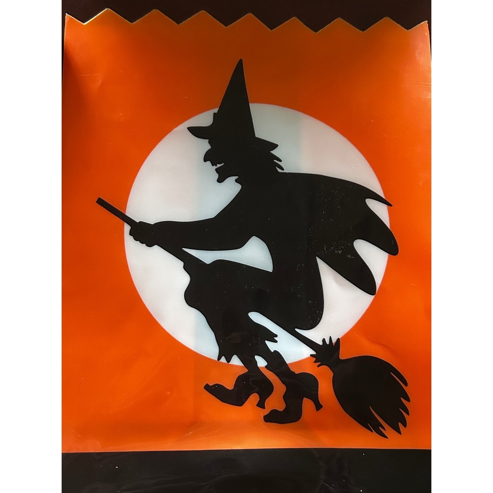 Hallmark Hauntington Vintage Motion Cackling Witch Luminary Plastic 10.5" Spooky - Picture 9 of 12